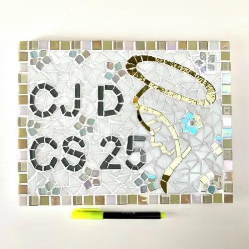 Número para Casa em Mosaico Nossa Senhora