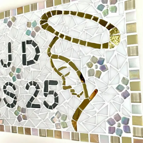 Número para Casa em Mosaico Nossa Senhora