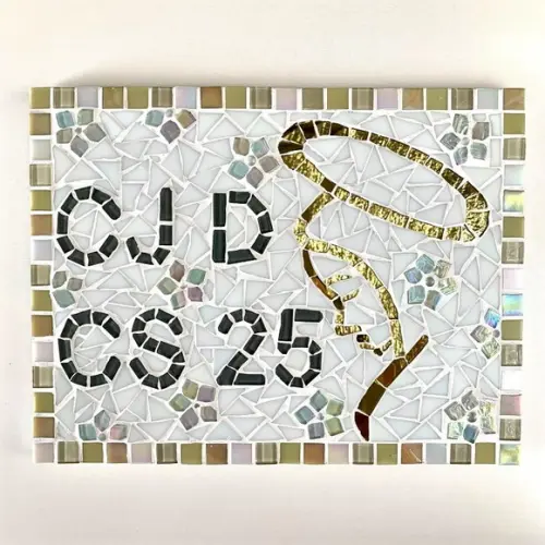 Número para Casa em Mosaico Nossa Senhora