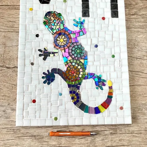 Número para Casa Mosaico Calango