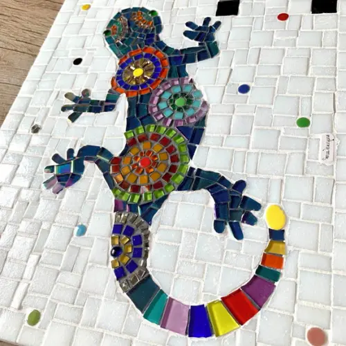 Número para Casa Mosaico Calango