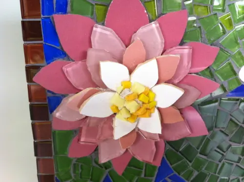 Número para Casa Mosaico Lótus