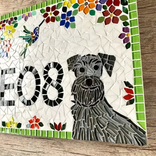 Número para Casa Schnauzer