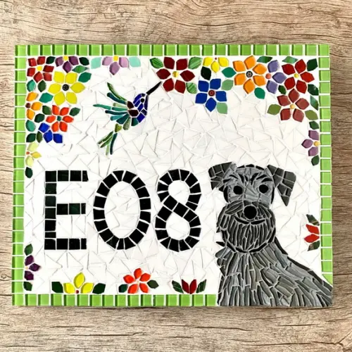 Número para Casa Schnauzer