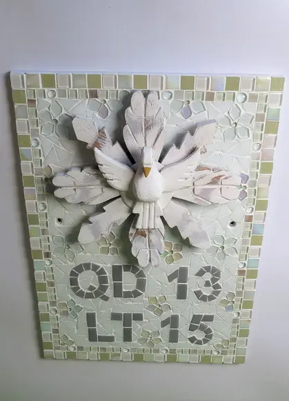 Número Residencia em Mosaico Divino