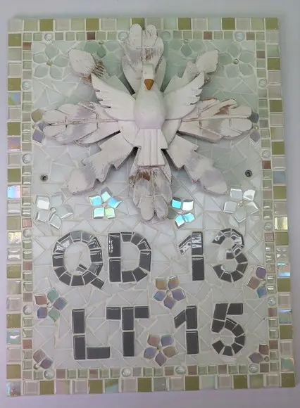 Número Residencia em Mosaico Divino