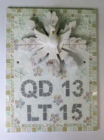 Número Residencia em Mosaico Divino