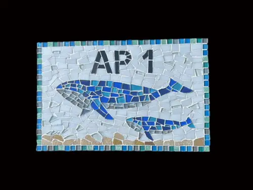 Placa em Mosaico Motivos Marinhos
