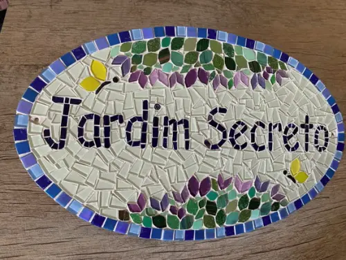 Placa em Mosaico para Área Externa