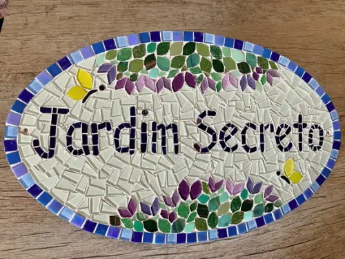 Placa em Mosaico para Área Externa