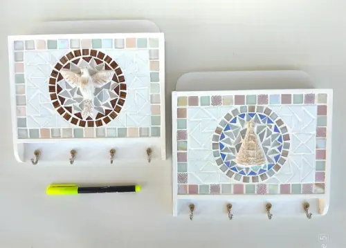 Porta Cartas e Chaves Mosaico Divino