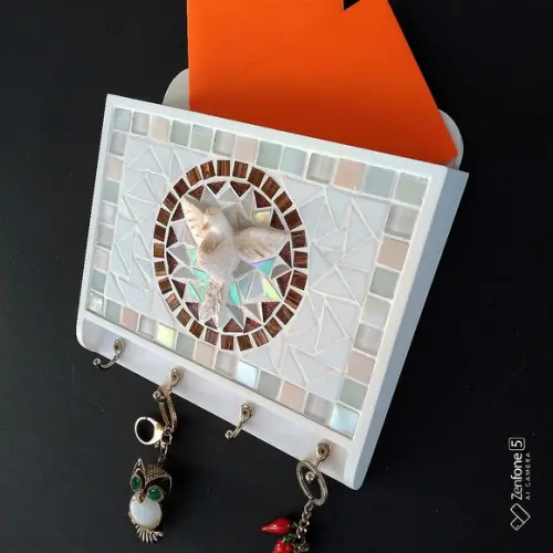 Porta Cartas e Chaves Mosaico Divino
