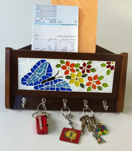 Porta Chaves Correspondência Borboleta m