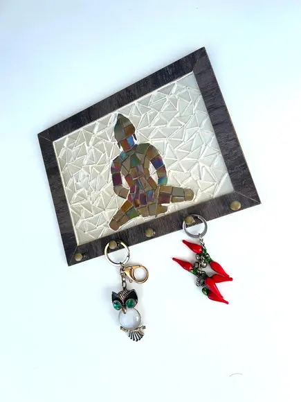 Porta Chaves Correspondência Mosaico Buda