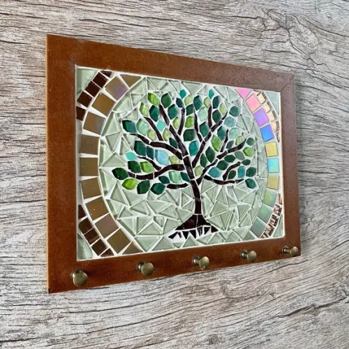 Porta Chaves em Mosaico Árvore da Vida