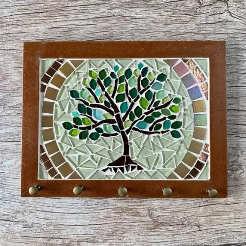 Porta Chaves em Mosaico Árvore da Vida