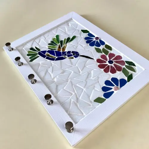 Porta Chaves Mosaico Beija-flor