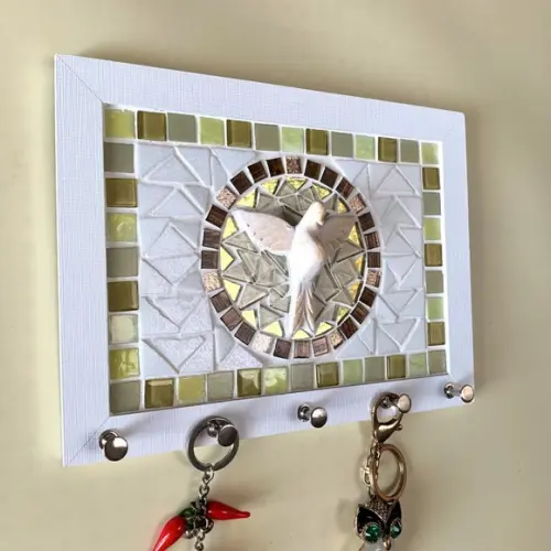 Porta Chaves Mosaico Divino