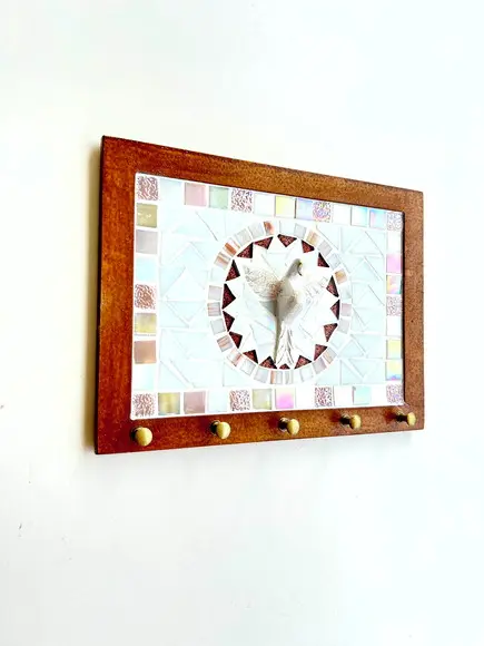 Porta Chaves Mosaico Divino Rosé