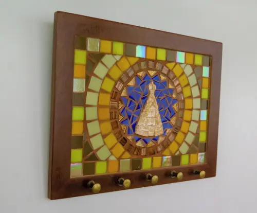 Porta Chaves Mosaico Nossa Senhora