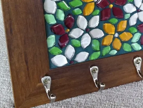 Porta Chaves Mosaico Primavera