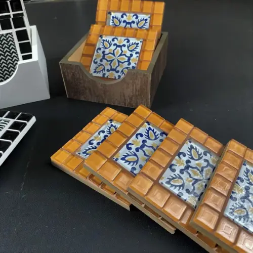 Porta Copos em Mosaico Lisboa