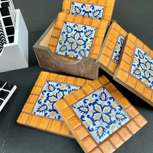 Porta Copos em Mosaico Lisboa