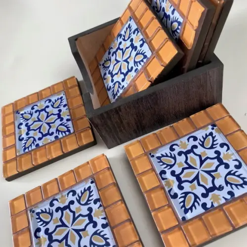 Porta Copos em Mosaico Lisboa