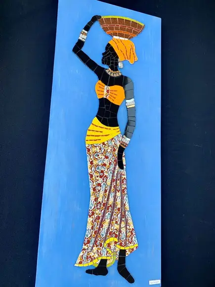 Quadro em Mosaico Africana