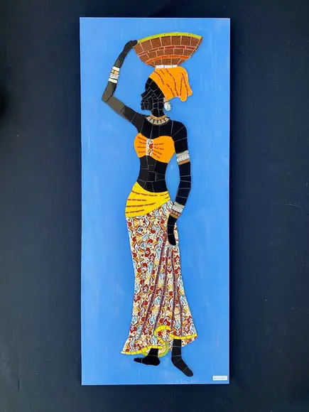 Quadro em Mosaico Africana