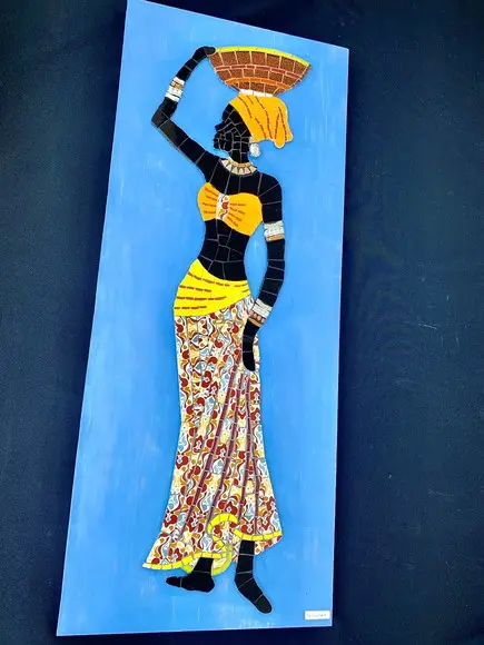 Quadro em Mosaico Africana