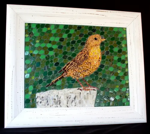 Quadro em Mosaico Canário da Terra