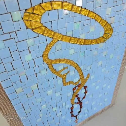 Quadro em Mosaico Nossa Senhora para Aplicação em Parede