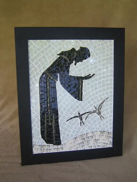 Quadro em Mosaico São Francisco de Assis