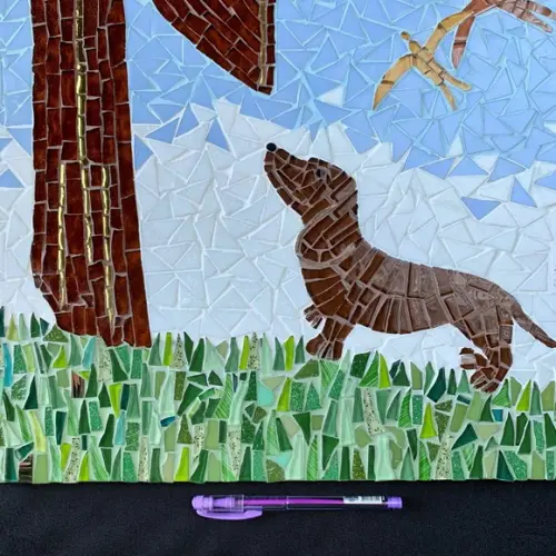 Quadro em Mosaico São Francisco de Assis