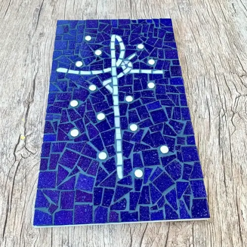 Quadro Fé em Mosaico
