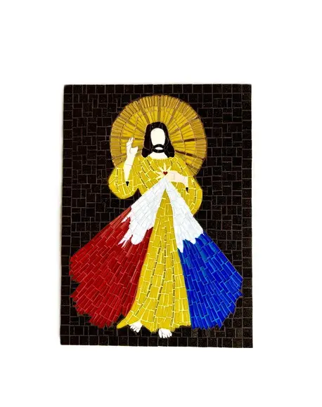Quadro Jesus Misericordioso em Mosaico