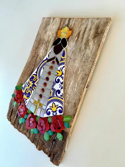 Quadro Nossa Senhora Aparecida em Mosaico