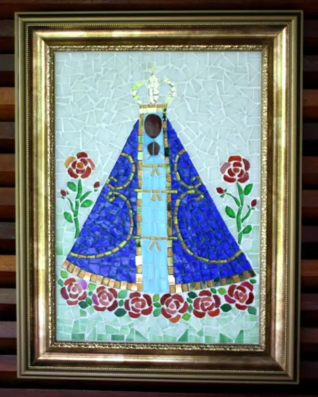 Quadro Nossa Senhora Aparecida em Mosaico