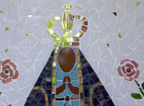 Quadro Nossa Senhora Aparecida em Mosaico
