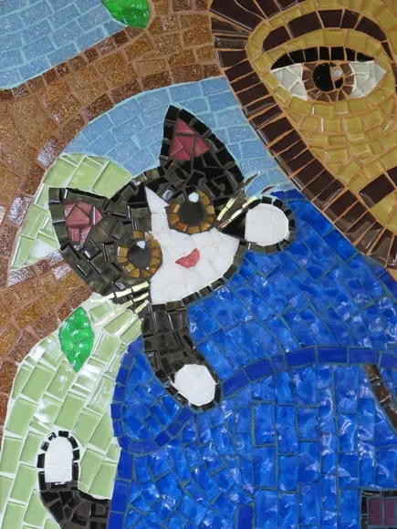 Quadro São Francisco em Mosaico