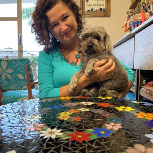 Tampo de Mesa em Mosaico
