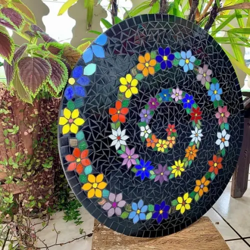 Tampo de Mesa em Mosaico