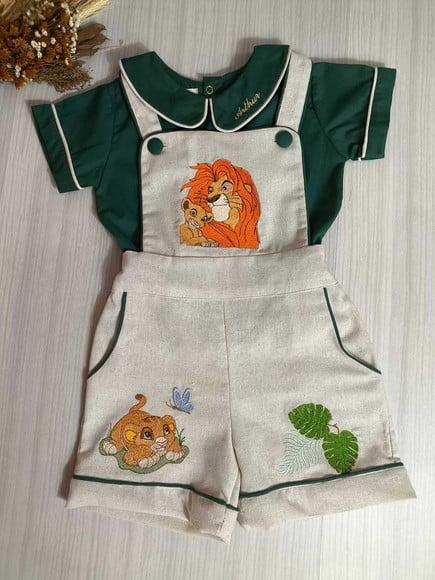 Roupa Tema Rei Leão