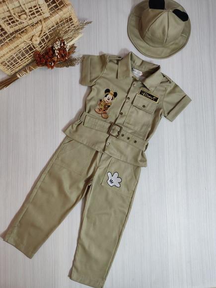 Macacão Mickey safari