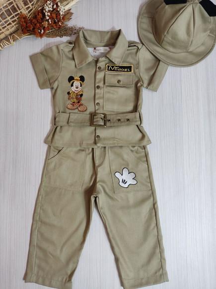 Macacão Mickey safari