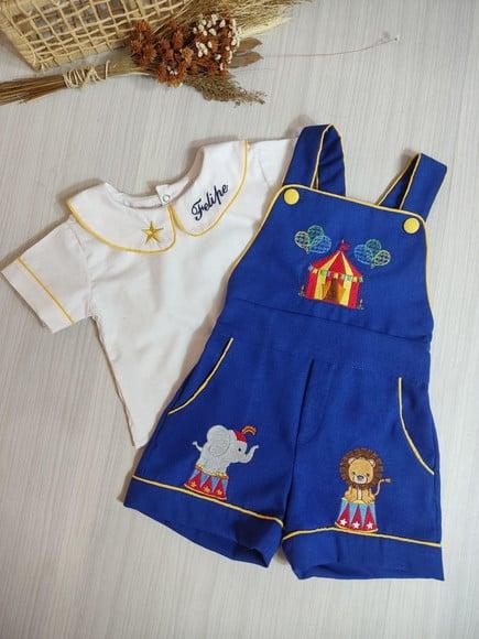 Roupa Jardineira Circo