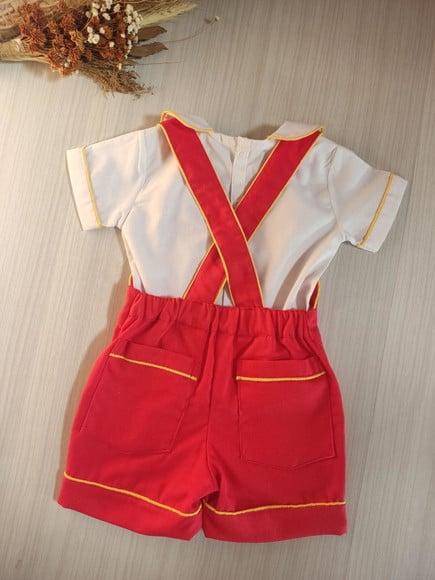 Roupa Jardineira Circo