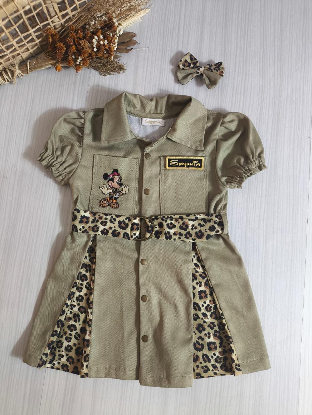 Vestido Safari da Minnie