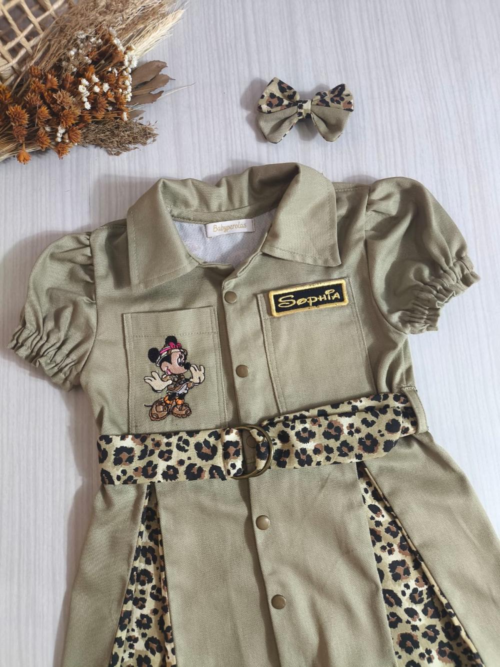 Vestido Safari da Minnie